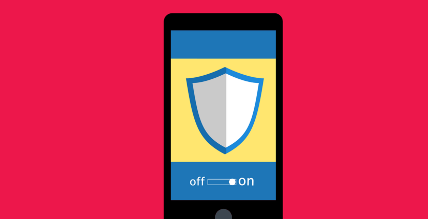 Free cyber security phone login vector