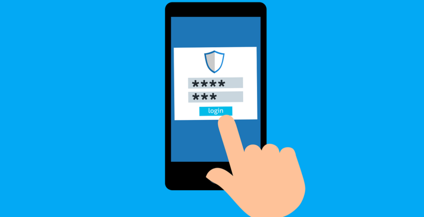 Free password login sign vector