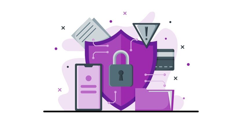 Free internet security digital vector