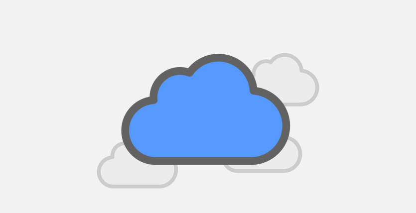 Free cloud storage icon vector