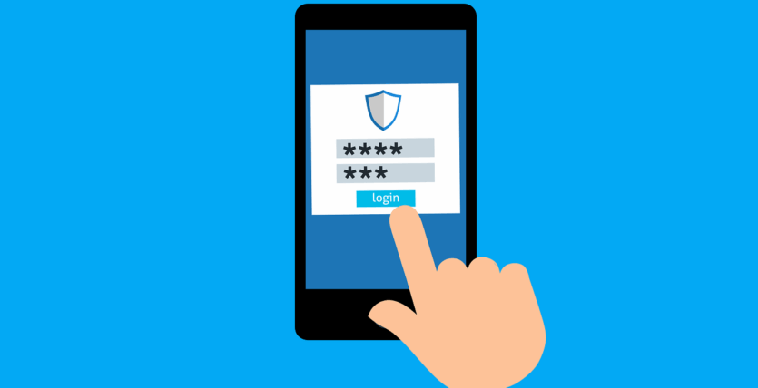 Free password login sign vector