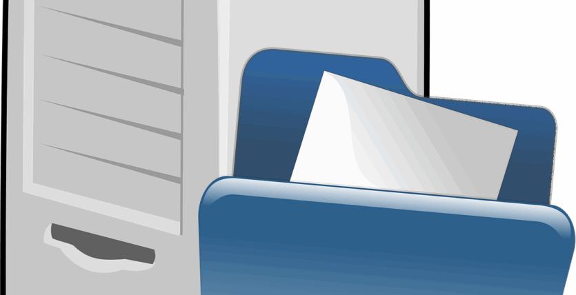 Free computer file network vector