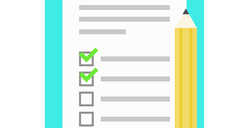 Free list notes icon illustration