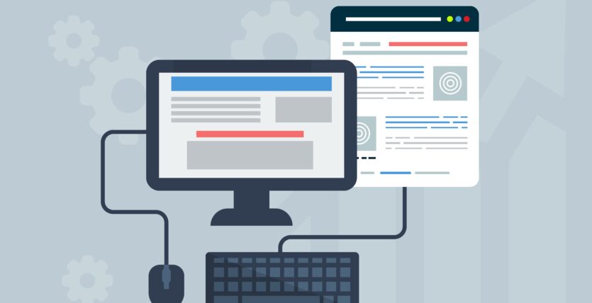 Free web design user interface website illustration
