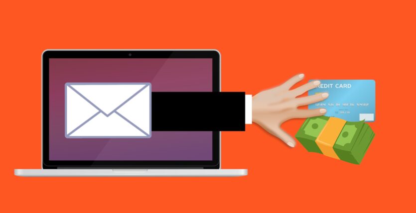 Free scam phishing fraud illustration